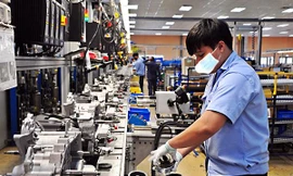 Một nhà máy sản xuất tại Vĩnh Phúc. Ảnh minh họa