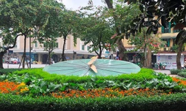 Một vị trí dự kiến đặt cột mốc số 0