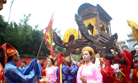 Khai hội đền Hai Bà Trưng huyện Mê Linh