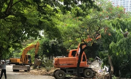 Cưỡng chế các công trình 'xẻ thịt' mương Phan Kế Bính