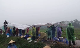 Hình ảnh người dân chặn xe chở rác đầu năm 2018. Ảnh minh họa