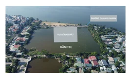 Cận cảnh vị trí, hình dáng nhà hát Opera 10.000 tỷ đồng sát hồ Tây