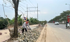 Nhiều tuyến phố tại Hà Nội lát vỉa hè ngay từ đầu năm
