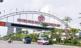 Huyện Hoài Đức hiện mới đạt 22/27 tiêu chí để lên quận