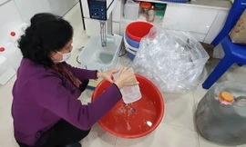 Cơ sở sản xuất của bà Vân. Ảnh: Tổng cục Quản lý thị trường