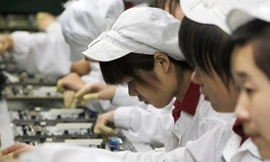Nhà máy Foxconn. Ảnh: Bloomber