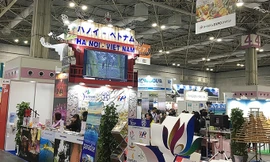 Gian hàng của Hà Nội tại Hội chợ