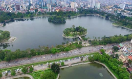 Công viên Thống Nhất nhìn từ trên cao