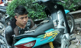 Vừa ra tù đã trộm xe máy giữa Thủ đô