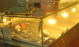 Tiệm vàng Tín Huy sau khi xảy ra vụ thôi miên