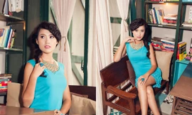 Người đẹp Tây Đô Kim Ngọc khoe chân dài nuột nà