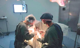 Bác sĩ ngoại khoa luôn đối mặt nguy cơ mổ nhầm Ảnh: L.N
