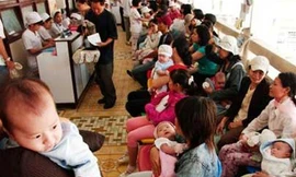 Một bệnh viện quá tải. Ảnh minh họa