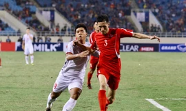 HÌNH ẢNH: Tuyển Việt Nam suýt thắng Triều Tiên tại Mỹ Đình