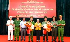 Hai Phó Giám đốc Công an tỉnh Sóc Trăng nghỉ hưu