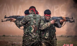 Chiến binh người Kurd và súng AK huyền thoại.