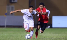 U19 Việt Nam bị U19 Singapore cầm hòa ở trận ra quân tối nay. Ảnh: Zing