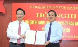 Bổ nhiệm chủ tịch huyện làm Giám đốc Sở Tài chính tỉnh Ninh Bình