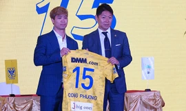 Công Phượng được trao áo đố số 15 ở đội bóng mới. Ảnh: Vietnamnet