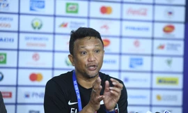 HLV Fandi Ahmad của U22 Singapore. Ảnh: Tuấn Hải 