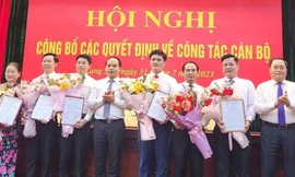 Lạng Sơn luân chuyển, bổ nhiệm 11 vị trí lãnh đạo địa phương. Ảnh: Duy Chiến 