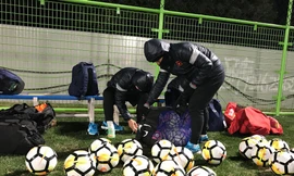 U23 Việt Nam hóa thành 'ninja' tập luyện trong giá lạnh 