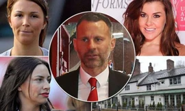 Giggs bị tố quan hệ từ cô hầu bàn đến gái bỏ chồng