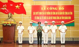 Công an 7 tỉnh triển khai kiện toàn tổ chức bộ máy và công tác cán bộ