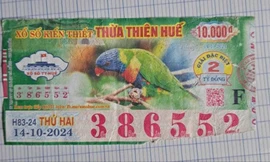 Chủ nhân tờ vé số trúng giải đặc biệt bị rách ở Huế thắng kiện