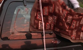 Hiện trường vụ tai nạn.