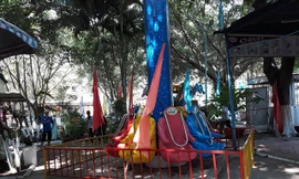 Khu vực trò chơi "vũ trụ mini" nơi xảy ra sự cố đứt cáp