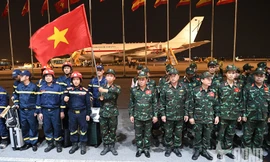 Lực lượng cứu hộ, cứu nạn Việt Nam hoàn thành nhiệm vụ tại Myanmar, về nước an toàn