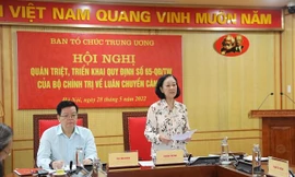 Trưởng Ban Tổ chức Trung ương: Không nên nghĩ 'cứ đi luân chuyển về là sẽ giữ vị trí cao hơn'