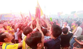 Nam Định trở lại 'mái nhà xưa' V-League sau 7 năm xa cách