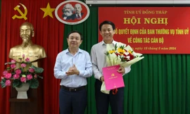 Bổ nhiệm Phó trưởng Ban Nội chính Tỉnh ủy Đồng Tháp