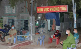 Cơ quan chức năng TP. Phan Rang - Tháp Chàm phong toả khu vực có ca mắc COVID - 19.