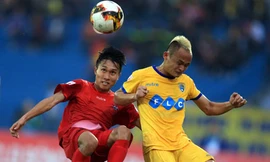 Hải Phòng và Thanh Hóa chia điểm trong một trận cầu không bàn thắng. Ảnh: Bongdaplus