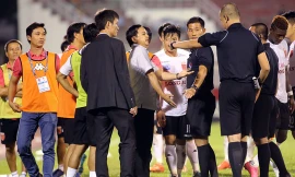 Chủ tịch CLB Long An Võ Thành Nhiệm quyết định xin từ chức. Ảnh: Người lao động