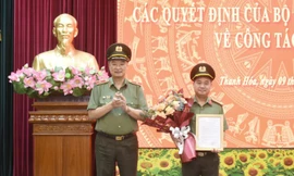 Công bố quyết định của Bộ trưởng Bộ Công an về công tác cán bộ