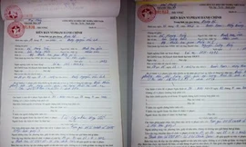 Một số biên bản có dấu hiệu bị sửa chữa, làm sai lệch.