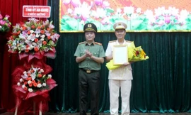 Công bố quyết định của Bộ trưởng Công an về công tác cán bộ tại An Giang