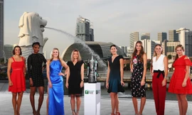Tám mỹ nhân quần vợt tề tựu tại Singapore