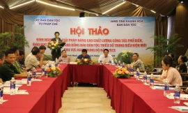 Nâng cao chất lượng công tác phổ biến, giáo dục pháp luật trong vùng đồng bào dân tộc thiểu số