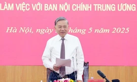 Tổng Bí thư Tô Lâm chủ trì làm việc với Ban Nội chính Trung ương 