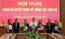 Công bố quyết định của Ban Thường vụ Tỉnh ủy Cao Bằng về công tác cán bộ
