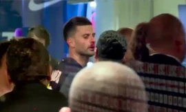 Ngôi sao của PSG bị đối phương đấm vỡ mũi sau trận đấu