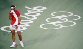 Rafael Nadal không thể tái lập thành tích giành HC vàng đơn nam như tại Olympic Bắc Kinh 2008. Ảnh: Reuters