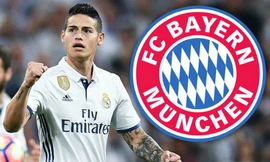 Bayern qua mặt M.U giành ngôi sao James Rodriguez