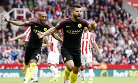 Chiến thắng của Man City tối nay mang đậm dấu ấn của Aguero và Nolito.