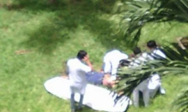 Hiện trường vụ việc.